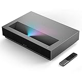 WEMAX Nova 4K UHD Laser TV Beamer, Ultra kurzdistanz Beamer, ALPD Laser, Smart Android TV, 150 Zoll HDR10 Heimkino, WiFi Bluetooth, UST Projektor für Film, Video, Sprachsteuerung Fernbedienung