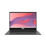 ASUS Chromebook CM1 CM1402CM2A Laptop | 14' FHD 16:9 Display | MediaTek Kompanio 520 | 4GB RAM | 128GB eMMC | ARM G52 MC2 | ChromeOS | QWERTZ | Gravity Grey