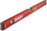 SOLA BIGX3 100 - Wasserwage 100 cm - patentierte SOLA-FOCUS Libelle - mit schockabsorbierenden Endkappen