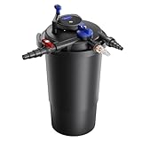 SunSun CPF-15000 Druckteichfilter 10.000 l/h / 18 W UVC Einheit, Teichdruckfilter für Teiche bis 30.000 Liter, Teichklärer, Filteranlage