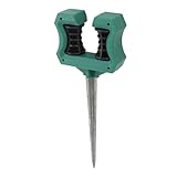 Tomantery Robuste Rasenschlauch-Führungsstange für den Garten Im Garten, Hochleistungs-Schlauchstützspieß für Rasen, 10-Zoll-Gartenschlauch-Führungsspieß aus Kunststoff und Metall für Terrasse und