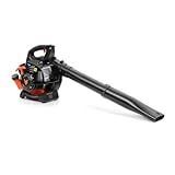 FUXTEC Benzin Laubbläser FX-LB126ECO – mit kraftvollem und sparsamen 2-Takt Motor/1PS / 0,7kW Leistung – 450ml – Luftgeschwindigkeit von 60m/s – nur 4,5Kg Gewicht