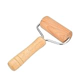 Teigroller,1 pcs Nudelholz Holz Kleine Teigrolle T-Form Nudelhölzer Pizzaroller Teigroller Kuchenblechroller, für Fondant, Pizza, Kuchen, Nudelteig und Mürbeteig