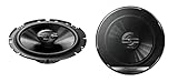 Pioneer TS-G1720F 17 cm 2-Weg-Koaxiallautsprecher Set mit 2 Lautsprechern (je 300 W max., 40 W Sinus), kraftvoller Klang, hoher Wirkungsgrad, 49.7 mm Einbautiefe, 144 mm Einbauausschnitt, mit Gitter