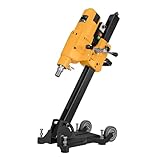 WABROTECH Kernbohrgerät 3950 W an Neigbarer Kernbohrständer mit Transportrollen - Diamant Kernbohrmaschine 580 U/min – Kernbohreinheit 230 V mit PRCD-Schutzschalter für Nass und Trockenbohrungen