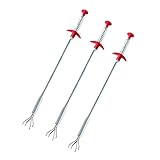 ULTECHNOVO 3 Stück Abflussreinigungsextraktor 60cm Flexibler Haushaltsreiniger Aus Eisendraht Und Pp Für Bad Küche Haarverstopfungen in Spülbecken Und Abflussrohren