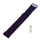 Artemisia Schnellfreisetzungsmagnetgurt kompatibel mit gal-Achse Watch3/Active2/Gear S3 Milanes Metal 18/22/20/24mm Uhrenband (Color : Purple, Size : 20mm)