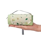 Alpteq® Picknickdecke 150 x 200 cm – Wasserdicht, Ultraleicht & Kompakt | Outdoor Decke in Grün für Picknick, Camping, Strand & Wandern | Modell BergWiese