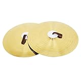 1 Paar Crash-Becken Percussion-Instrumente Professionelle Legierung Mehrzweck-Becken Messingband Ensembles Becken Ensembles Becken Dauerhaft