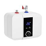 DioPaiB 6L Warmwasserspeicher, 1500w Wasserboiler 220v Untertischboiler, Elektro Durchlauferhitzer, Boiler mit LED-Digitalanzeige, Druckfest Kleinspeicher, Warmwasserboiler Mini-Tank-Wassererhitzer