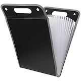 COOPHYA Ordner Organpaket Kreativ Papier Büro Weißer Ordner Hängender Aktenordner Taschenordner Bindemittel Blinken Inhaber Monitor Legal Magazin Datei Dokumentieren Rechnung Black Plastik