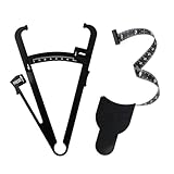 Körperfettzange, Körperfettmessgerät, Körpermaßband, Fettmesszange, Hautfalten Messschieber, Maßband Körper, Hautfalten Körperfettanalysator, 150cm Maßband, zur Messung des Körperfettanteils, 2 Stück