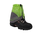 GOOHOCHY 1 Paar wasserdichte Knöchelgamaschen Für Outdoor Aktivitäten Leichte Schuhüberzüge Grün Und Grau Ideal Zum Wandern Spazierengehen Rucksackreisen Jagen Und Klettern