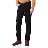 Wrangler Herren Authentic Regular_w10gm7107 Jeans, Schwarz (Black Rinse), 34W / 30L EU