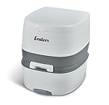 Enders Campingtoilette SUPREME Mobil WC Chemietoilette, integrierter Halter für WC-Papier, Spül- und Abwassertank, mit Belüftungstaste, komfortable Sitzhöhe von 44cm #4999