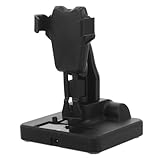 HOMSFOU Handy-Schritt Macher Telefongriff tragbarer Mixer Shaker-Flasche Kabel Stand Schrittzähler für Handys USB Schrittzähler Handyschaukel automatisches Schüttelzubehör Plastik Black