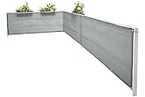 Florabest® Sichtschutz Witterungsbeständig Balkonsichtschutz Grau 6 x 0,75m