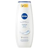 NIVEA Creme Soft Pflegedusche (500 ml), zart duftendes Duschgel mit samtweichem Schaum, seidige Cremedusche mit wertvollem Mandel-Öl