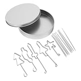 Gatuida 3 Stück Zuckerplätzchenform Weihnachtsplätzchenformen Plätzchenformen zum Backen keks dekoration Keks Schablonen Werkzeuge zum Backen von Keksen Weihnachtsplätzchen-Sets Silver