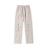Generisch Reisen Jagdhose Herren Deerhunter Running Winter-Cargohose Gym Shorts Herren Weiße Hosen Herren Arbeitshose Männer Winter Skitourenhose Herren Herren Chino Hose Slim Fit Beige L