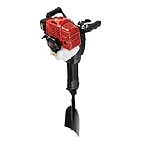 2-Takt Benzin Meißelhammer 52CC Erdbohrer Garden Tree Digger 3.5n.m/5000rpm Stemmhammer Abbruchhammer mit Schaufel, Filter und Proportionieren Öltank, Garten Baum Bagger für Garten und Forstwirtschaft