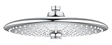 GROHE Euphoria 260, Kopfbrause, 13l pro Min (Regendusche mit 3 Strahlarten, Duschkopf mit Antikalk System, leicht montierbar), chrom, 26455000