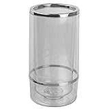 HRB Flaschenkühler doppelwandiger Kühlmanschette für Flaschen wie Wein Champagner und Sekt, Cool twister outdoor, Weinkühler mit einer Höhe von 23 cm und einem Ø 11,5 cm