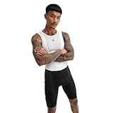 SIROKO - Fahrrad-Trägerhose Mortirolo - L - Schwarz/Weiß