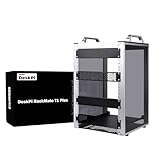 GeeekPi DeskPi RackMate T1 Plus, 8U 10 Zoll Serverschrank, 260 mm Tiefes Mini-Rack mit Regalboden & Blindplatte, für NAS, AV- & Netzwerktechnik (Silber)