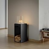 Bioethanol-Kamin | Fireplace WELCON Ribe | Standkamin in schwarz