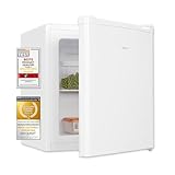 Exquisit Mini-Gefrierschrank, Gefrierschrank klein, 33 Liter, 4-Sterne-Gefrierfach, Kompakt, Temperaturregelung, GB505-040E weiss