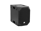 Omnitronic BOB-10A Subwoofer aktiv schwarz | 10'-Bassreflex-Subwoofer mit DSP und 600 W RMS-Leistung | Flexibel erweiterbar mit den BOB-4-Satelliten für 2.1-, 4.1- und 8.1-Betrieb