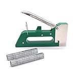 Nagelpistole, Nagelgerät, Manuelle Heftpistole mit 400 Heftklammern – robuste Pistole for Polster, Befestigungsmaterial, Dekoration, Tischlerei Für Heimwerker & Holzbearbeitung(Long Handle Stapler)