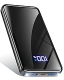 YILANS Power Bank, 22,5W Powerbank 20000mAh (USB-C Input & Output), PD 3.0 QC 4.0 Externer Handyakkus mit Taschenlampe, Kompatibel mit iPhone 16 15 14 13 12 Galaxy und (Schwarz)