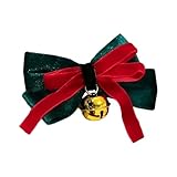 Tuxxjzm Haarspangen mit Schleife für Weihnachten | Haarspange mit Schleife für Mädchen und Damen - Haarspangen mit Schleife und Schleife, vielseitig und festlich