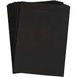 Moosgummi, A4 21x30 cm, Dicke 2 mm, schwarz, 10Blatt