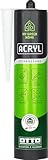 My Green Home Acryl 300ml - Problemlos überstreichbar - Für Fugen & Risse - Geprüft emissionsarm - Vergilbt & vergraut nicht (Weiß)
