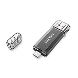 KEXIN USB C Stick 256GB USB Stick 3.0 Speicherstick USB C OTG Dual USB Stick USB C USB Flash Laufwerk Type C Android Smartphone Speicher Schwarz