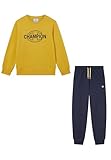 Champion Jungen Legacy Boys Anzug mit Rundhalsausschnitt, gelb, XL