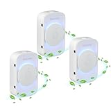 Luftreiniger, Air Purifier IonizerGenerator, Dayear Plug in Negativ Ionen Luftreiniger für Büro, Zimmer, Badezimmer, Rauch, Haustiere, Geruch,Geruch säubern/3 Led Licht Modi/3Pcs