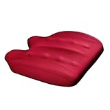 Filvczt Auto-Sitzerhöhung, Stützsitzkissen, Atmungsaktives Netz-Sitzpolster, Mit Atmungsaktivem Netzbezug, Haltungsunterstützung Und Komfort, 8 X 5 cm, Rot, Für Rollstuhl, Zuhause, LKW, Flugzeug