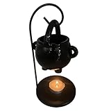 Gungtj Halloween-Wachsschmelzkessel – Teelichthalter, Duftlampe, Duftlampe, Kerze, Aroma-Diffusor für Spa, Yoga, Meditation, Heimdekoration