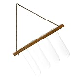 ARTIBETTER Wandhängende Hydroponik Vase aus Glas mit Kreativem Design Langlebig und Praktisch für Flaschengarten und Wohnwand pflanzgefäß Farblich Zufällig Moderne Wanddeko Zufällige Farbe