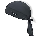 HASAGEI Sports Bandana Cap Durag Bandana Kopftuch Fahrrad Kopfbedeckung Atmungsaktiv nimmt Schweiß auf Hat,Dunkelgrau