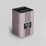 zenggp Luftbefeuchter Fürs Schlafzimmer, Aromadiffusor Mit App-/Fernbedienung, Smart Flame Cool Mist Luftreiniger Mit Top-Füllung Für Große Räume Arbeitszimmer Zuhause(Color:Champagne)