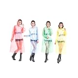 CALLARON 5Pcs Regenmantel Mit Kapuzen wasserdichte Hosen Und Jacke Regen Cape Regenmant