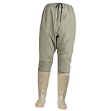 BKDWSK Wathose für Herren und Damen Verdicken, PVC Watthosen mit Stiefel, Fischerhose für Baustellen, Angeln, Bauernhöfe, Gärten, Wasserdicht, Atmungsaktiv,A- 44