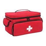 Medizintasche – Tragbare Arzttasche, Reiseapotheken-Organizer, Apotheken-Set | Medikamentenfläschchen-Organizer für Flugreisen, Gesundheits- und Krankenpflege-Handtasche, wasserdichte Arzttasche für H