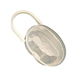Poludatly Schnullerhalter, Aufbewahrungsbehälter für Schnuller, tragbare Schnullerbox, Schnullertasche mit Griff, Dum-My Baby Durable Container für Outdoor-Aktivitäten, White-417, Refer to
