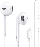 Junwolf In-Ear Kopfhörer für iPhone, Kopfhörer HiFi Audio Stereo, mit Mikrofon und Lautstärkeregler, kompatibel mit iPhone 14 Pro Max/13 Pro/13/12/12 Mini/SE/11/X/XS Max/XR/8/7 Plus